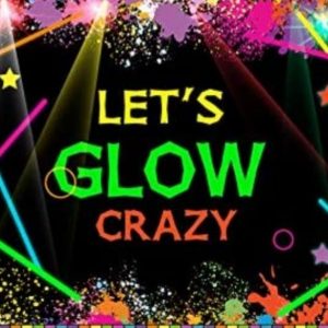 Toile de fond photo let's glow crazy